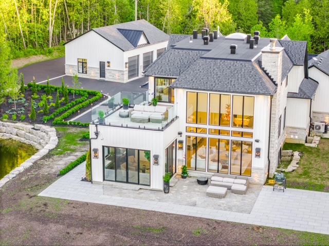 Estate living space featured in Haute Living