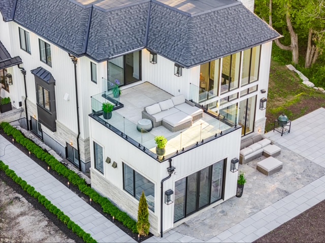 Estate grounds featured in Haute Living