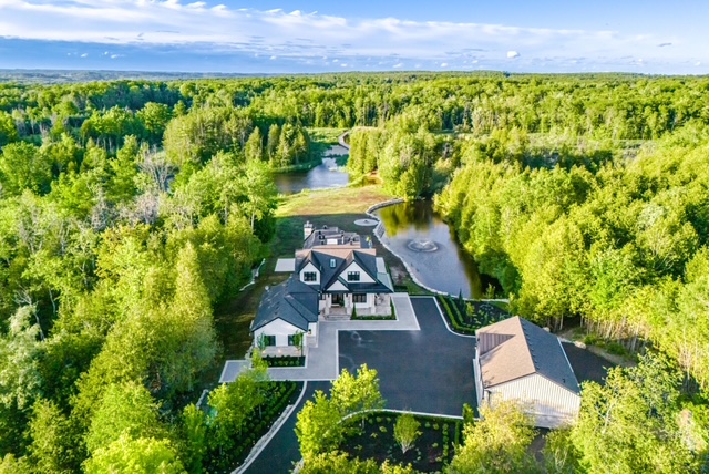 Estate interior featured in Haute Living